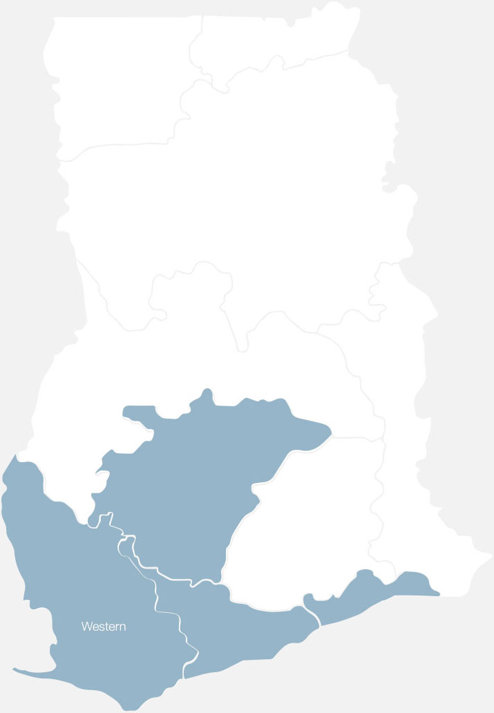 Sanford World Clinic Ghana Map